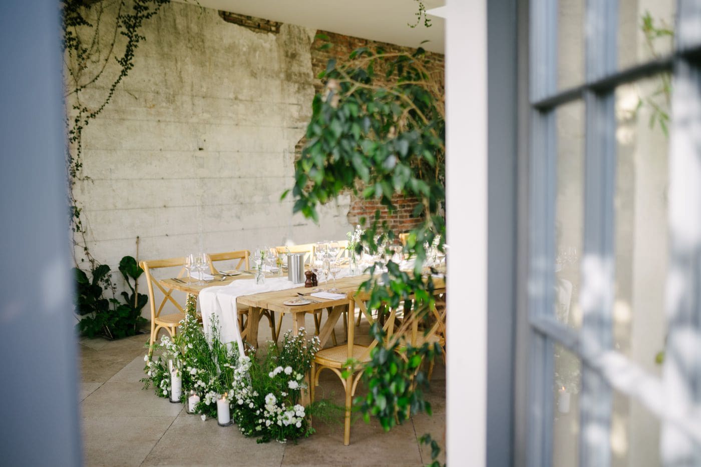 On your wedding day the main house offers a sweeping staircase