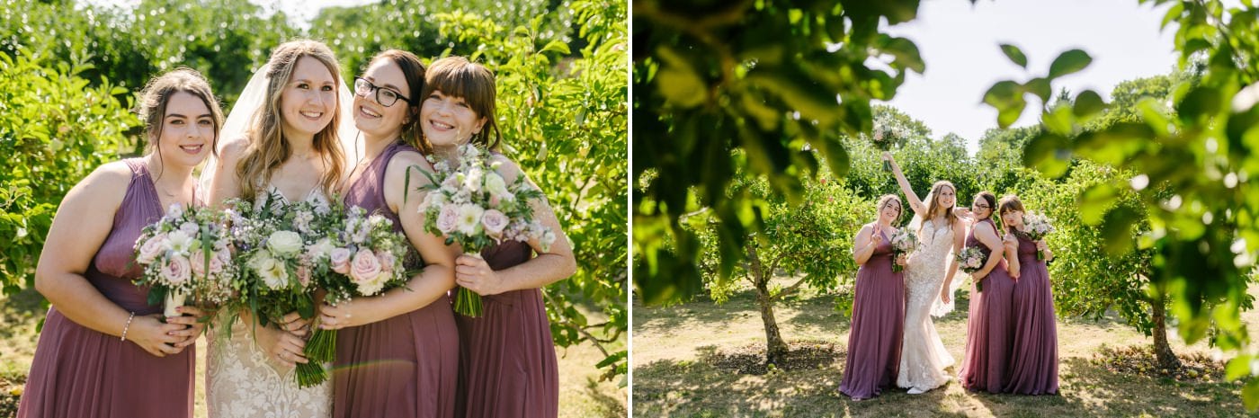 The delicate balance of light and nature creates an artistic backdrop for a memorable portrait.