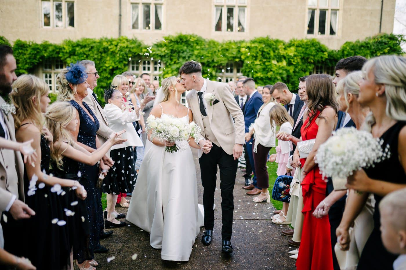 The wedding photographer captured heartfelt moments.