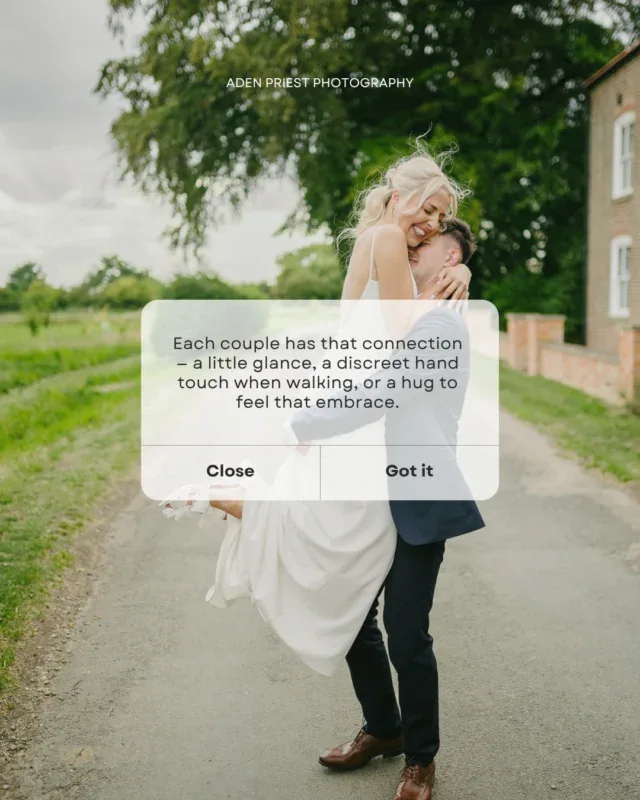 It’s rarely the posed photos couples talk about years later.

It’s the little things — a look, a touch, a hug at exactly the right moment.

Each couple has their own language. I just make sure the camera is paying attention when yours shows up.

Link in bio to check availability.

#ukweddingphotographer #documentaryweddingphotography #weddingphotographyuk #realweddings #weddingmoments